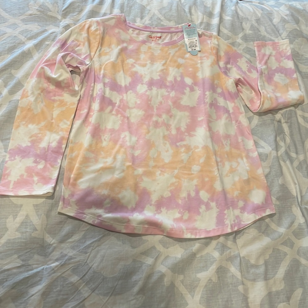 NWT Cat&Jack 14/16 PLUS long sleeve tee.